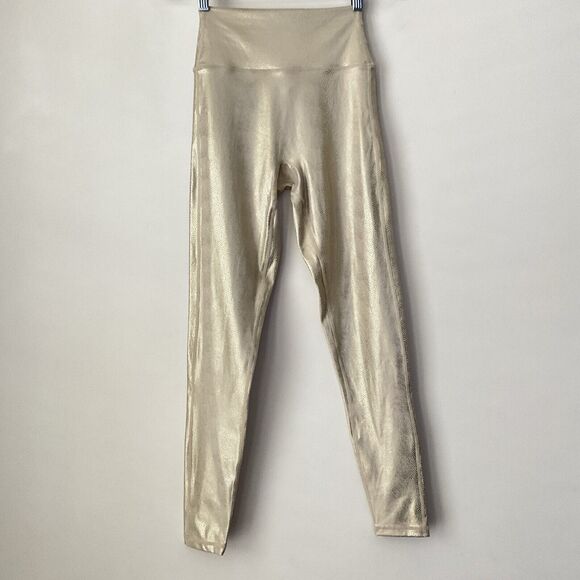 Buff Bunny Collection Leggings Size S Gold-tone Pull On Cobra Legacy - Picture 9 of 9